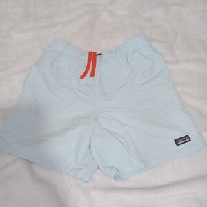 Patagonia Shorts Kids Extra Large Blue 8" Inseam Baggies Shorts Lined Youth XL